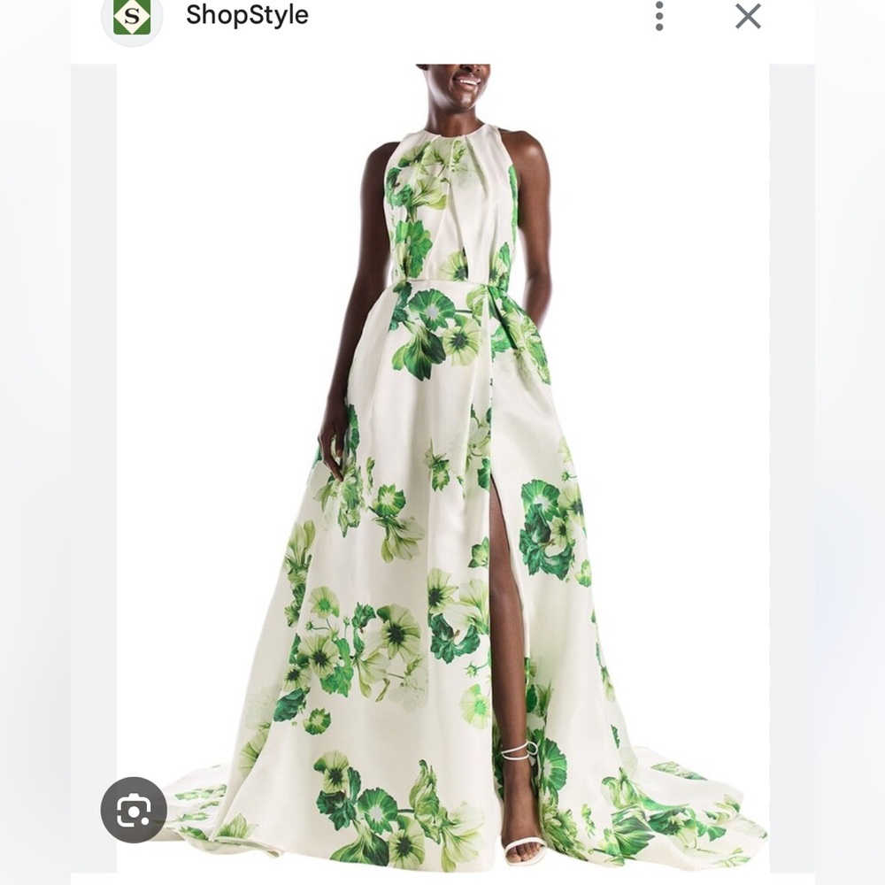Monique Lhuillier Silk Ball Gown